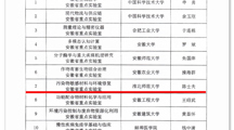 我校获批安徽省重点实验室立项建设