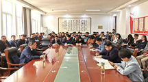 校党委书记陈士夫为物理与电子信息学院师生讲党史学习教育专题党课